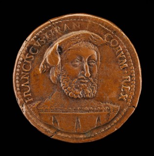 François I, 1494-1547, King of France 1515 [obverse], 16th century.