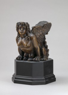 Object with Sphinx Head (Furniture Mount?), 16th/19th century.