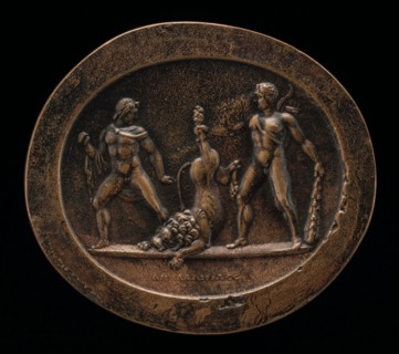Hercules and the Nemean Lion, 18th century.