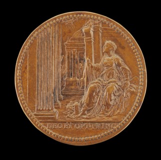 Architecture Holding Compasses and Square [reverse], 1578.