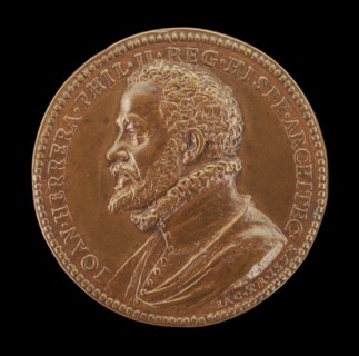 Juan de Herrera, c. 1530-1597, Architect of the Escorial [obverse], 1578.