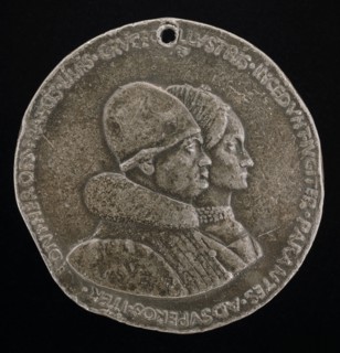 Rene d'Anjou, 1409-1480, King of Naples 1435-1442, and Jeanne de Laval, died 1498 [obverse], 1463.