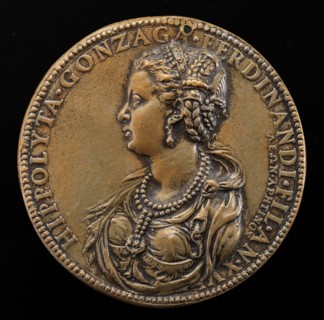 Ippolita Gonzaga, 1535-1563, daughter of Ferrante Gonzaga [obverse], 1551.