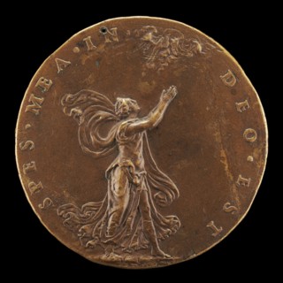 Hope with Hands Raised in Prayer [reverse].