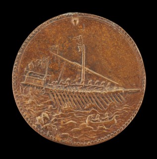 Galley and Small Boat [reverse], 1541.