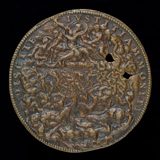 Jupiter Thundering against the Giants [reverse], 1547 or after.