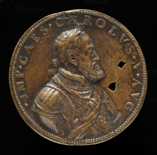 Charles V, 1500-1558, King of Spain 1516-1556, Holy Roman Emperor 1519 [obverse], 1547 or after.