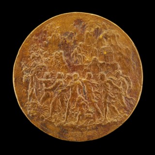 Vision of People Approaching a Vine [reverse], c. 1550. Attributed to Leone Leoni.