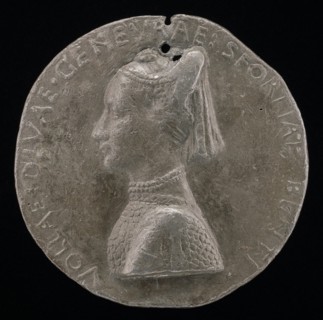 Ginevra Sforza, 1442-1507, Wife of GIovanni II Bentivoglio 1464, c. 1464.