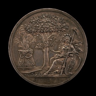 Minerva Encouraging the State [reverse], 1747.