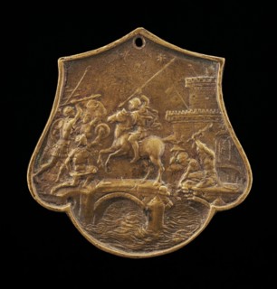 Horatius Cocles Defending the Bridge, second half 15th century.