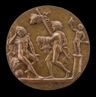 Hercules (?) with Bacchic Figures, second half 15th century.