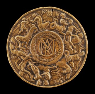 Frieze of Tritons and Nereids [reverse]. Attributed to Master IO.F.F.