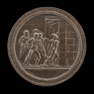 Soldiers Attacking a Gate.