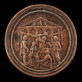 The Sacrifice of a Bull, fourth quarter 15th century.