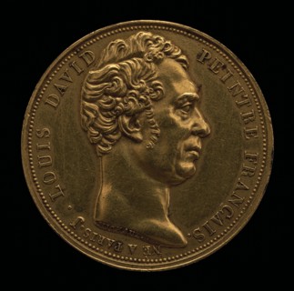 Jacques-Louis David, 1748-1825, Painter [obverse], 1819.