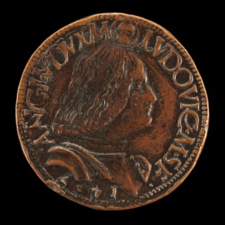 Lodovico Maria Sforza, called il Moro, 1451-1508, 7th Duke of Milan 1494-1500 [obverse], 1497.