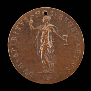 Faith Pointing to Heaven [reverse], mid 16th century.