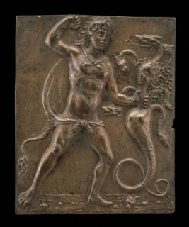 Hercules and the Lernaean Hydra, late 15th - early 16th century.