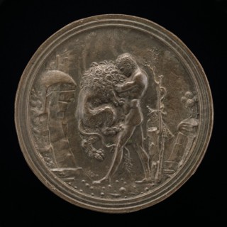 Hercules and the Nemean Lion, late 15th - early 16th century.