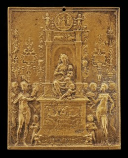 Madonna and Child Enthroned with Saints, late 15th - early 16th century.