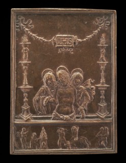 Dead Christ Supported by the Virgin and Saint John.