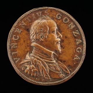 Vincenzo Gonzaga, 1562-1612, 4th Duke of Mantua 1587 [obverse].