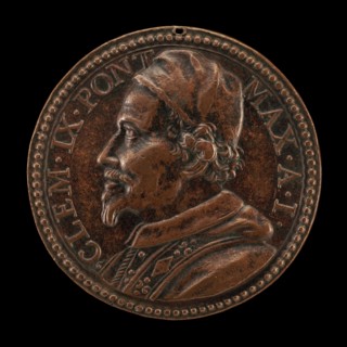 Clement IX (Giulio Rospigliosi, 1600-1669), Pope 1667 [obverse], 1668.
