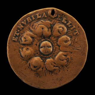 Radiant Sun Dispelling Clouds [reverse], c. 1575.
