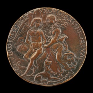 Virginity Tying Love to a Tree [reverse], 1485/1490.