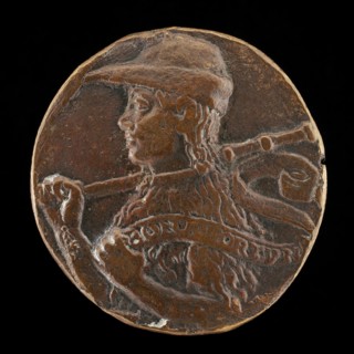 Youth Wearing an Animal's Skin [reverse].
