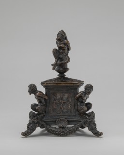 Inkstand with Bound Satyrs and Three Labors of Hercules, c. 1530/1540.
