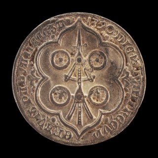 Four-wheeled Carro, Heraldic Symbol of the Carrara Family [reverse], 1390.