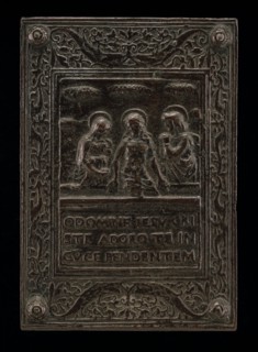 The Dead Christ between the Virgin and Saint John, 15th century.