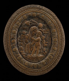 The Virgin and Child with Six Angels, 15th century.
