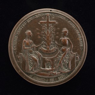 The Church and Paganism Beside the Fountain of Life [reverse], 1402/1413.