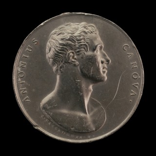 Antonio Canova, 1757-1822, Sculptor [obverse], 1816.