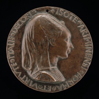 Isotta degli Atti, 1432/1433-1474, Mistress 1446, then Wife after 1453, of Sigismondo Malatesta [obverse], 1446.