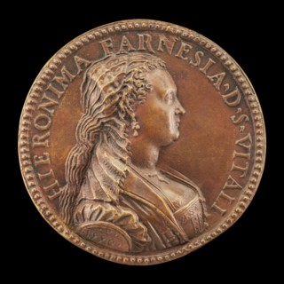 Girolama Farnese, Daughter of Galeazzo Farnese, Wife of Alfonso San Vitale, Widowed 1560, 1556.