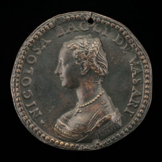Nicolosa, Daughter of Francesco Bacci of Arezzo, Wife of Giorgio Vasari the Painter 1548, 1555.