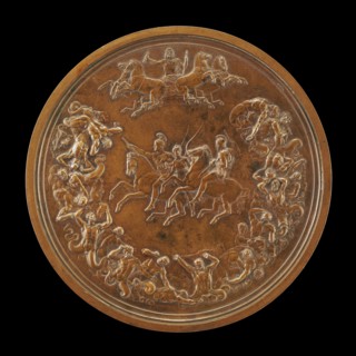 The Waterloo Medallion: The Victorious Generals Wellington and Blücher, with Jupiter's Conquest...[reverse], 1861.