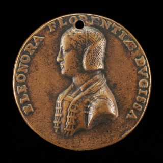 Eleonora de Toledo, died 1532, First Wife of Cosimo I de' Medici 1539 [obverse], c. 1540. Creator: Domenico Poggini.