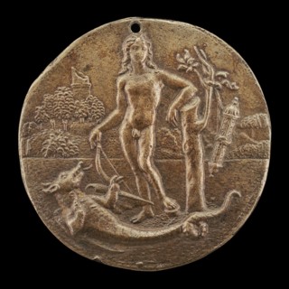 Jason (or Apollo) and the Dragon, early 16th century.