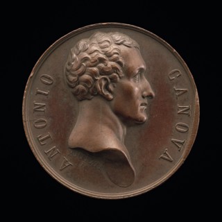 Antonio Canova, 1757-1822, Sculptor [obverse], after 1823.