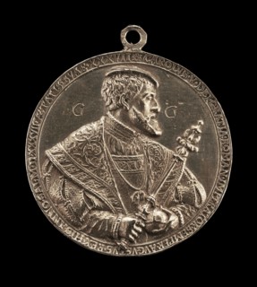 Charles V, 1500-1558, King of Spain 1516-1556, Holy Roman Emperor 1519 [obverse], 1537.