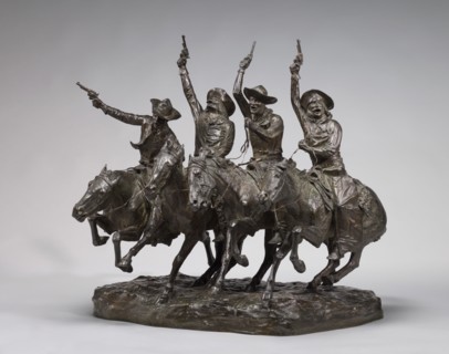 Off the Range (Coming Through the Rye), model 1902, cast 1903.