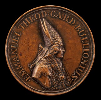 Emmanuel Théodose de La Tour, 1644-1715, Cardinal de Bouillon 1669 [obverse], 1700.