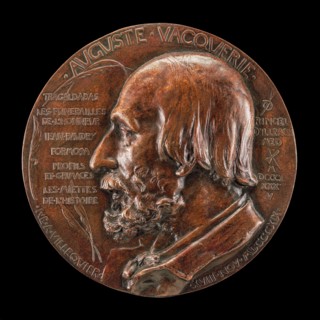 Auguste Vacquerie, 1819-1895, Writer and Critic, 1885.