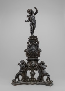 Andiron with Putto Finial, model c. 1600, cast probably 17th/18th century.