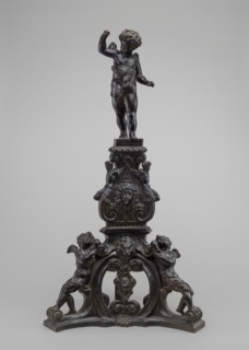 Andiron with Putto Finial, model c. 1600, cast probably 17th/18th century.